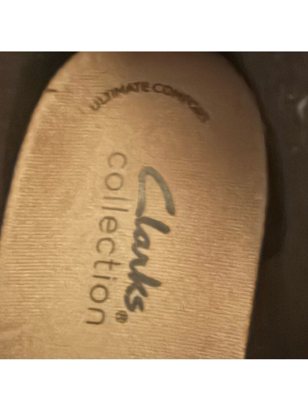 Clark’s Collection Women’s Angie Spice Black Leather Boots Size 7 - Picture 9 of 11